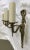 French Louis XVI Bronze Cast Two Arm Ribbon Sconces - a Pair For Sale In New York - Image 6 of 7