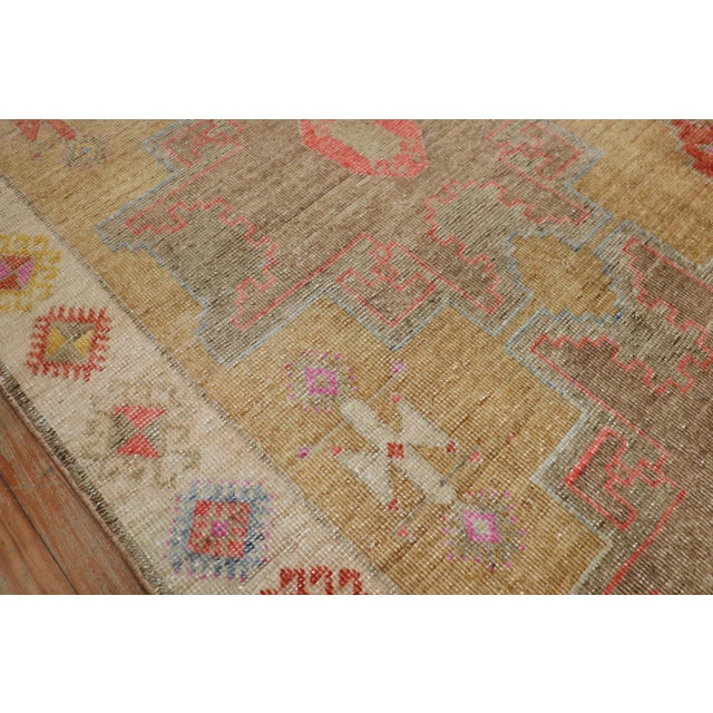 20th Century Zabihi Collection Colorful Turkish Anatolian Corridor Rug For Sale In New York - Image 6 of 9