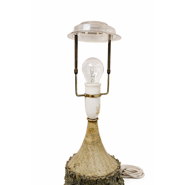 Mid-Century Modern Vintage Swedish Ceramic Table Lamp by Ole Victor for Krukmakeriet Fågelmara, 1960s For Sale - Image 3 of 8