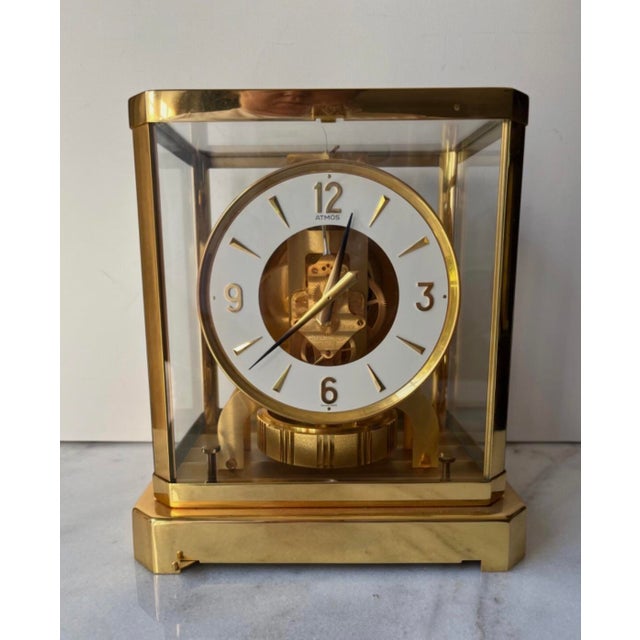 Mid-Century Modern Jaeger Lecoultre Atmos Clock 538194 For Sale - Image 3 of 13
