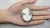 Metal Antique Shell Cameo White Gold With Diamond Brooch Greek Goddess Artemis For Sale - Image 7 of 8