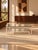 Mid-Century Modern Coffee Table in Crystal with Briar and Brass, 1970s For Sale - Image 3 of 7