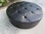 Designed and handcrafted in Italy by Poltrona Frau, this authentic Cubo D120 ottoman is upholstered in premium black Pelle...