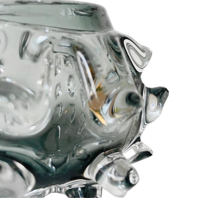 1970s Hobnail Tealight Holder in Smoked Glass from Pols Potten For Sale - Image 5 of 6