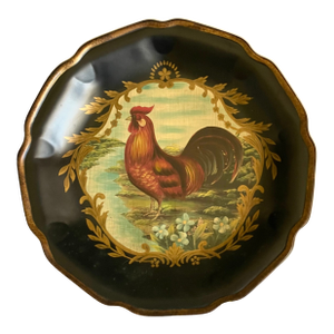 Large 1990s Decorative Ceramic Plate