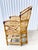 Mid 20th Century Vintage Brighton Pavilion Style Tortoiseshell Bamboo & Rattan Armchair For Sale - Image 5 of 11