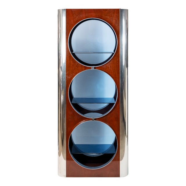 Vintage Italian Showcase Bar, 1980s For Sale