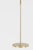 Transitional Hudson Valley Lighting Mark D. Sikes Dorset Brass and Rattan 1-Light Floor Lamp For Sale - Image 3 of 6
