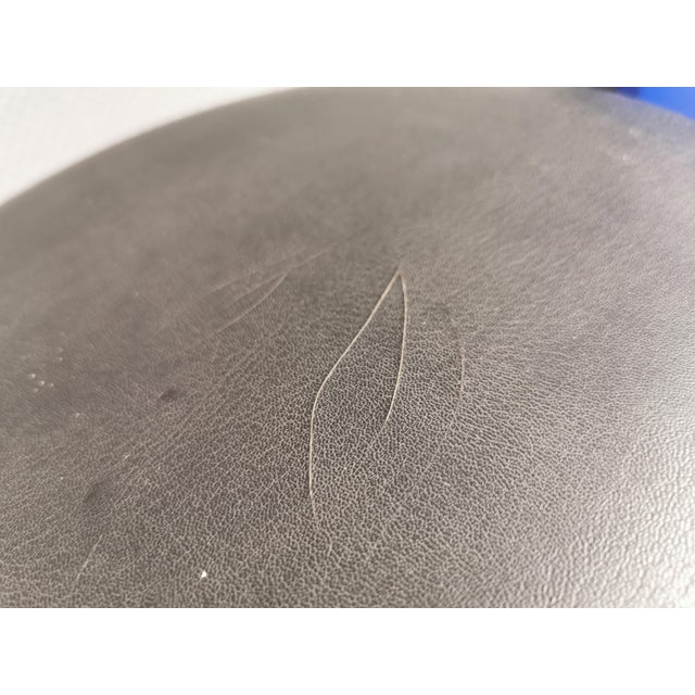 Black Teak Bar Stools with Black Imitation Leather Seats and Chrome-Plated Metal Footrests from Spøttrup Møbelfabrik, Denmark, 1960s, Set of 4 For Sale - Image 8 of 11