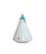 Vintage Cone Pyramid Table Lamp in White and Blue Murano Glass by Giusto Toso for Leucos, 1970s For Sale - Image 12 of 12
