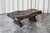 Wabi Sabi Live Edge Coffee Table in Dark Stained Wood, 1960s For Sale - Image 14 of 18