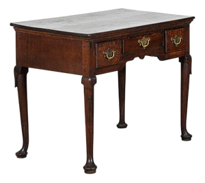 18th Century English Oak Side Table, 1780s