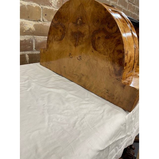 Art Deco Style Hourglass Side Table With Fluted Column For Sale - Image 4 of 6