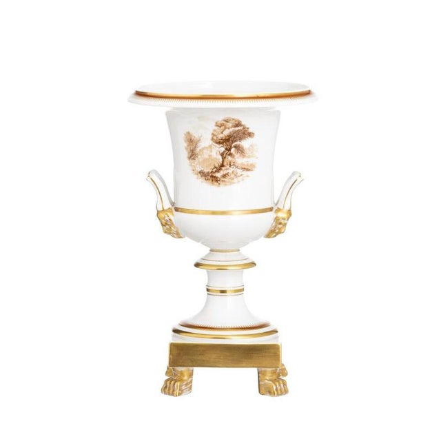 Porcelain Urn with Handles from Vista Alegre For Sale - Image 6 of 6