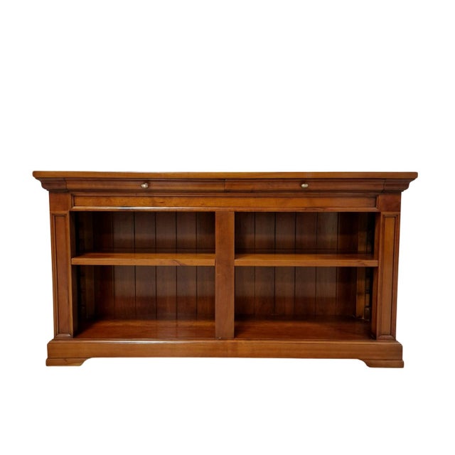 Vintage Wooden Dressing Table with Two Drawers For Sale - Image 10 of 10