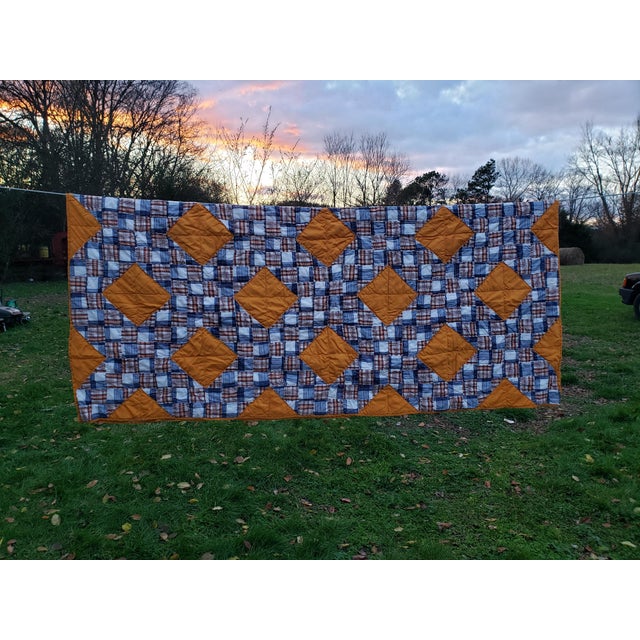 Handmade Vintage QueenSized Quilt Chairish