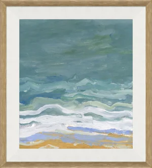 Making Waves II Canvas - Hand Embellished Framed Art