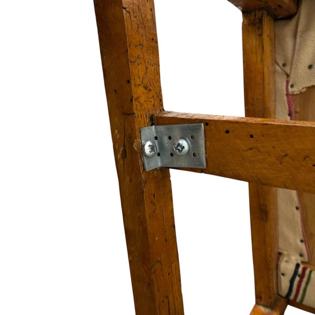 Dutch Empire Lyre Back Armchair in Cherrywood For Sale - Image 11 of 13