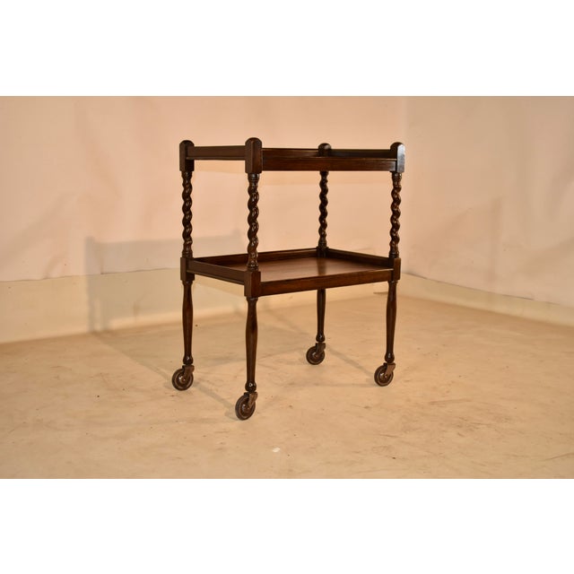 English English Edwardian Drinks Cart, Circa 1900 For Sale - Image 3 of 8