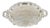 Antique Victorian English Sheffield Ornate Oval Footed Serving Platter Bar Tray For Sale