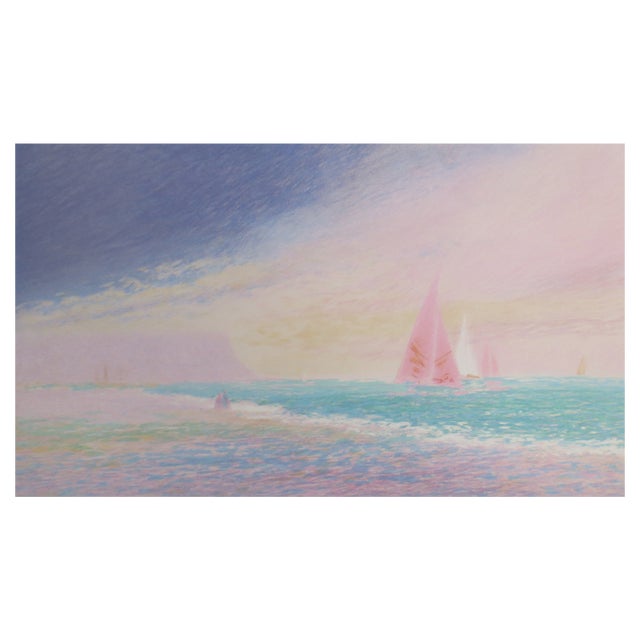 Claude Manoukian, Les Veiles Roses, Lithograph For Sale