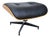 Mid-Century Modern Eames Leather Ottoman by Herman Miller For Sale