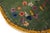 Early 20th Century 1930s Green Floral Oval Antique Chinese Art Deco Rug 6' X 8' 10" Handknotted Wool Carpet For Sale - Image 5 of 6