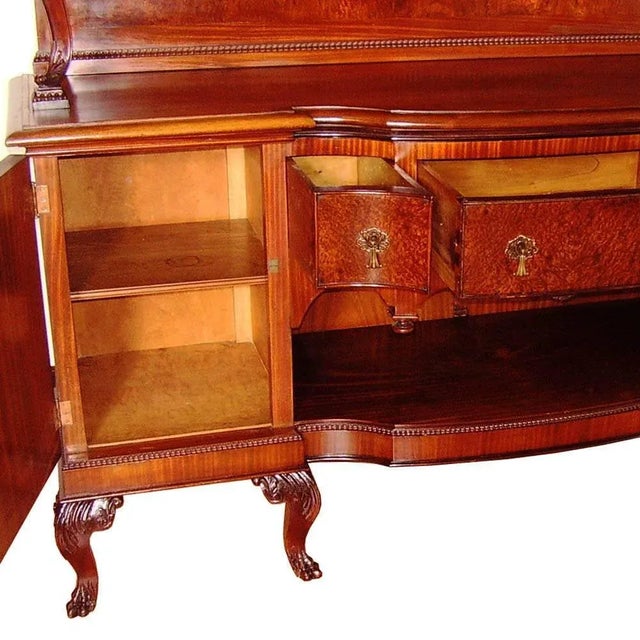 - 1920s refined Venetian eclectic credenza with china cabinet by Testolini & Salviati - Splendid sideboard in all its...