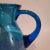 Blue Blown Glass Jug, Italy, 1950s For Sale - Image 6 of 14