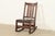 L. & J.G. Stickley, Inc. L. & J. G. Stickley Antique Mission Oak Arts & Crafts Rocking Chair, Circa 1910 For Sale - Image 4 of 12