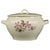 Vintage Diamondstone Laveno Floral Porcelain Soup Bowl, Italy For Sale - Image 5 of 5