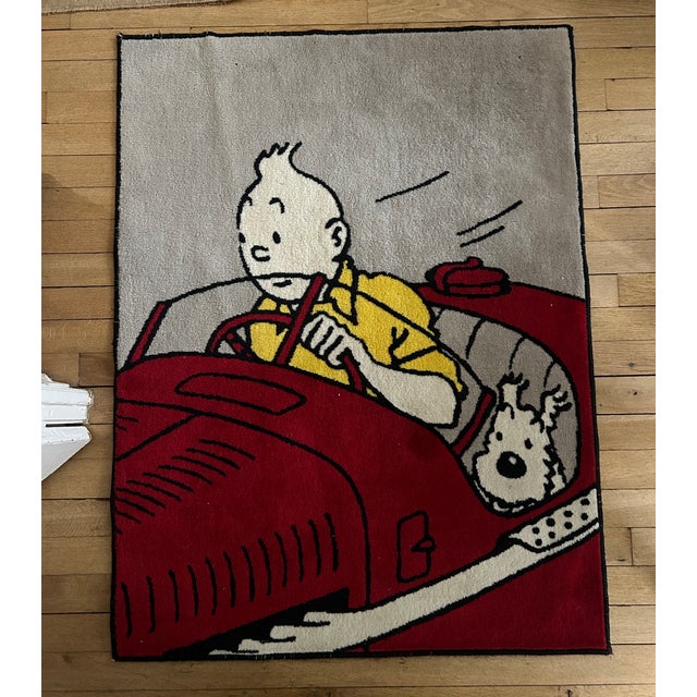 Tintin Rug from Axis, 1994 For Sale - Image 12 of 12