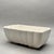 Mid 20th Century Vintage White Hull Usa Ceramic Ribbed Planter F42 For Sale - Image 5 of 9