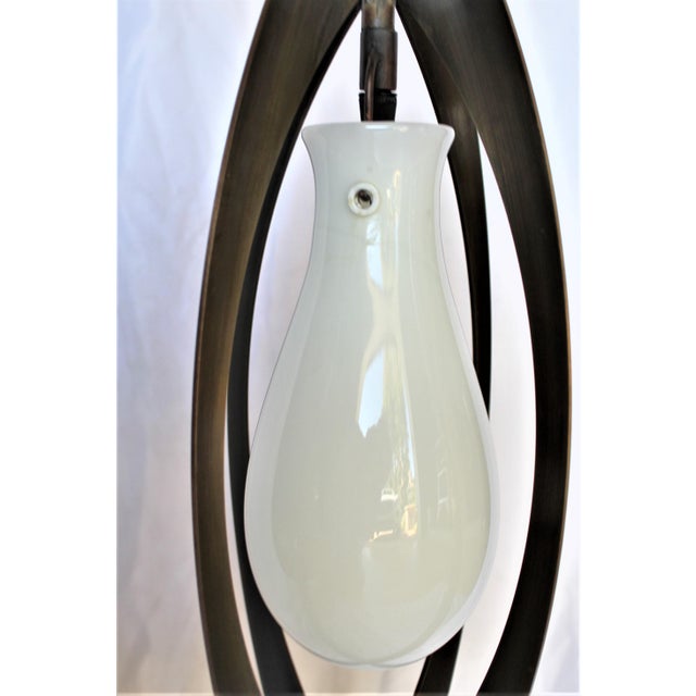 Metal Mid-Century Modern Style Pendant For Sale - Image 7 of 10