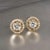Natural Sapphire Diamond Stud Earrings 14k W Gold 0.83 TCW Certified For Sale - Image 4 of 13