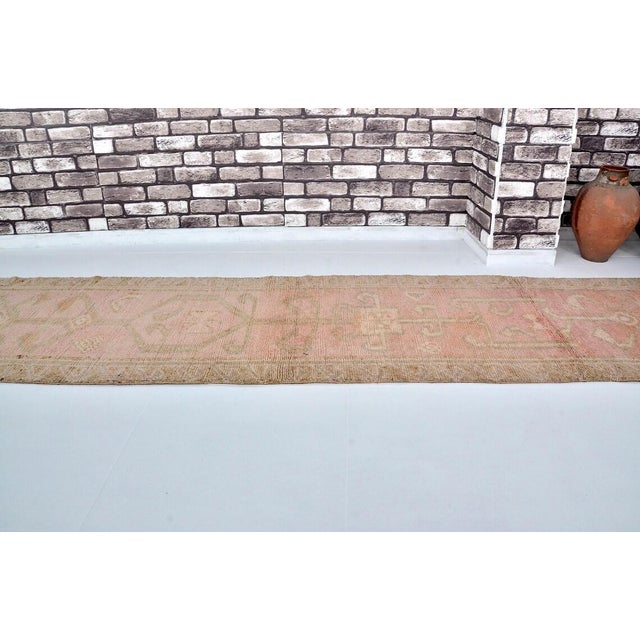 Textile Antique Wool Hallway Runner For Sale - Image 7 of 10