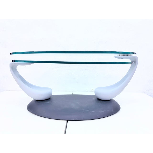 Vintage Naos Papillon Coffee Table by Gamba & Guerra, Italy, 1980s For Sale - Image 9 of 11