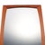 Mid-Century Modern Vintage Rectangular Wall Mirror with Teak Frame, Denmark, 1960s For Sale - Image 3 of 7