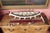 Large Wooden Fishing Boat Model with Oars For Sale - Image 4 of 4