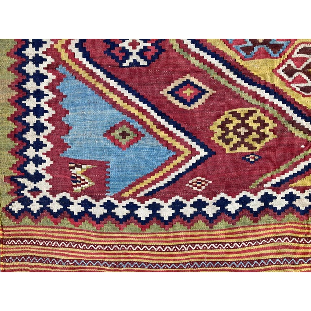 Antique Qashqai Rug, 1890s For Sale - Image 4 of 14