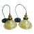 Pair of Finesse Decor Pl-718 Wide Single Pendant Cognac Lamps For Sale