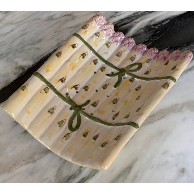 Asparagus Made in Portugal Asparagus Dish For Sale - Image 8 of 11