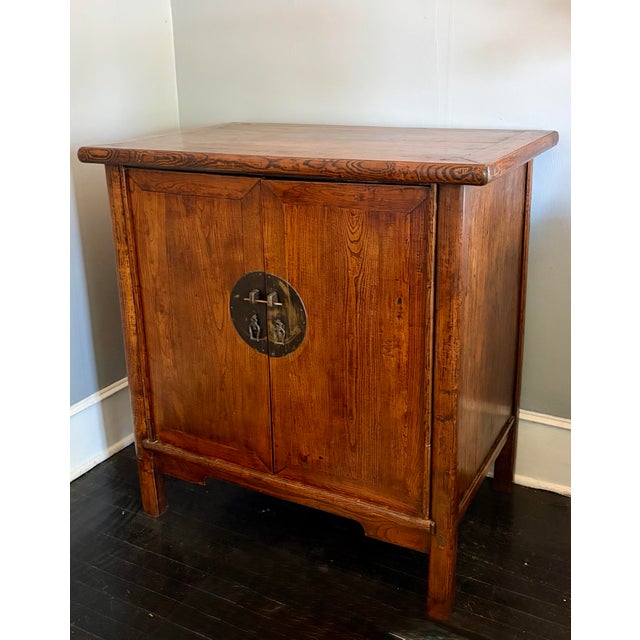 Chinese Large Chinese Qing “Wedding Cabinet” - Late 19th Century Elmwood For Sale - Image 3 of 6