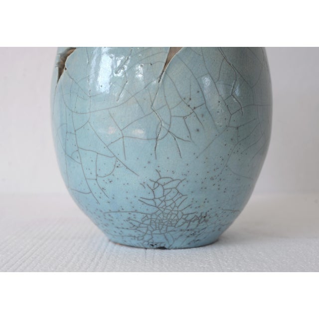 Vintage Paul Fleming Ceramic Cracked Egg Sculpture For Sale - Image 10 of 14