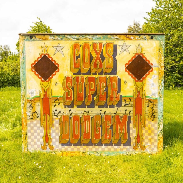 Handpainted Fairground Dodgems Ticket Booth, 1950s For Sale - Image 10 of 18