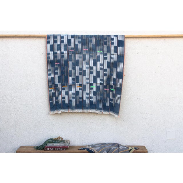 Hand-woven by master weavers of the Baoulé people in the Côte d’Ivoire, West Africa, these vintage textiles are celebrated...