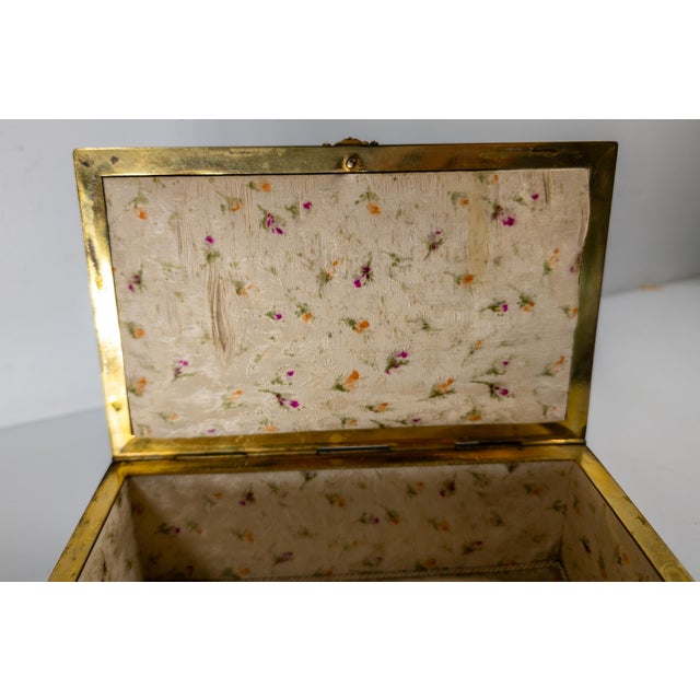 19th Century French Gilt Bronze Neoclassical Dresser or Jewelry Box For Sale - Image 13 of 14