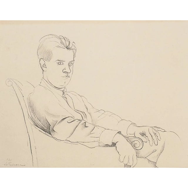 Portrait of a Boy - Original Lithograph - 20th Century 20th Century For Sale