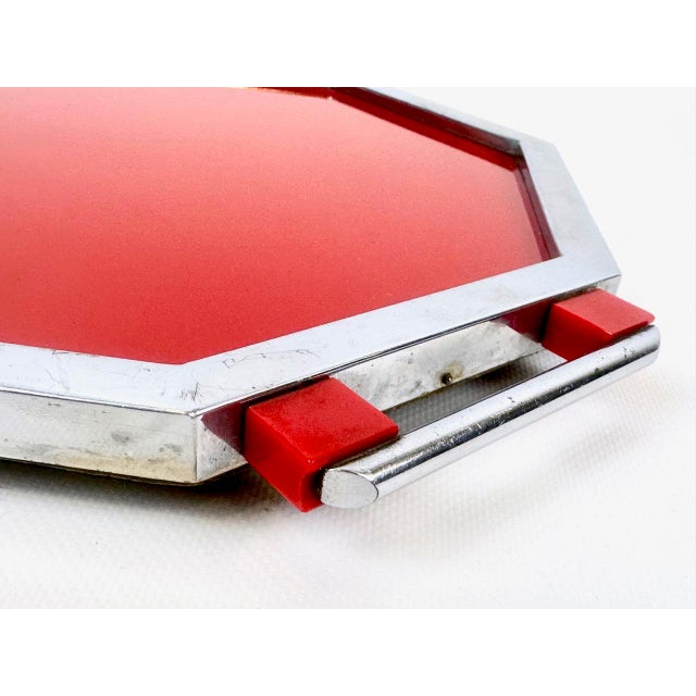 Art Deco Serving Tray from Fork Praha, 1930s For Sale - Image 9 of 11