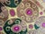 Yellow Large Yellow Cotton Suzani With Bold Round Medallions For Sale - Image 8 of 10
